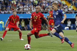 1/8 MŚ Rosja 2018: Belgia-Japonia: Vincent Kompany i Keisuke Honda