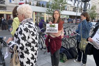 Wielki protest pod urzędem miasta w Łodzi. Broń lasów Lublinka