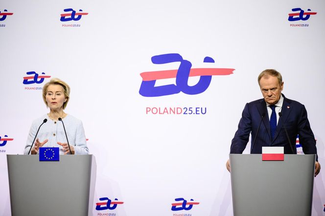 Donald Tusk spotkał się z Ursulą von der Leyen. Zapowiada deportacje cudzoziemców