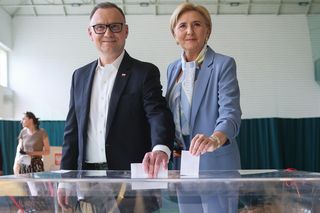 Para prezydencka zagłosowała w Krakowie. Mocny apel Andrzeja Dudy [GALERIA]