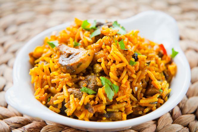 Ryż basmati z pieczarkami: przepis na wegetariańskie biryani