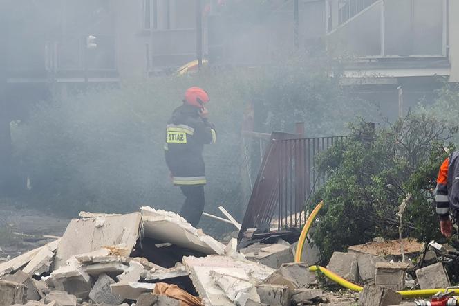 Toruń: Potężna eksplozja na ul. Wybickiego [ZDJĘCIA]