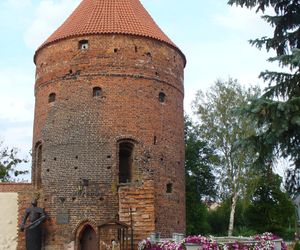 To wyjątkowy symbol miasta pod Olsztynem. Na jego szczycie znajduje się… gniazdo