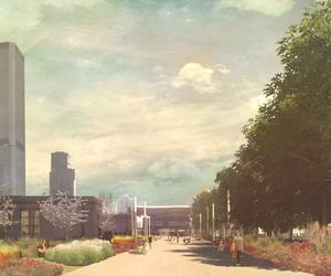 Aorta Warszawy. Tymczasowy park pod Pałacem Kultury