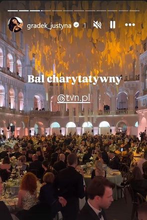Bal Fundacji TVN: Justyna Gradek i Maciej Panek