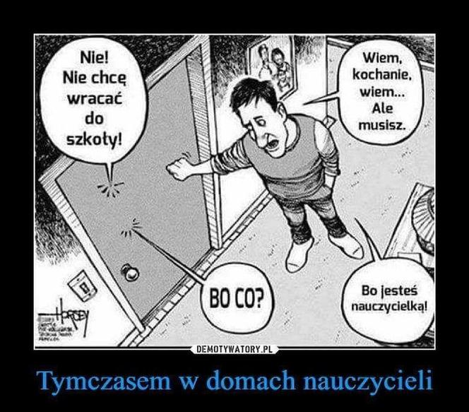 Memy na początek roku szkolnego 2023/24. Uczniowie śmieją się z powrotu do szkół