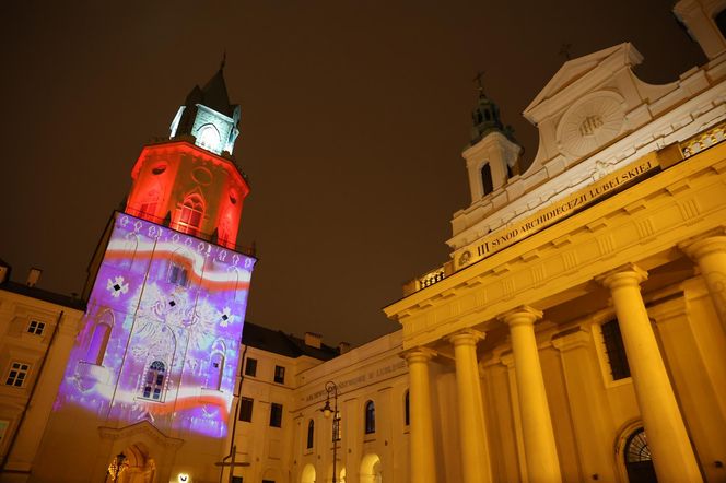 „Ojcowie Niepodległej” – wyjątkowy mapping na Wieży Trynitarskiej w Lublinie przed 11 listopada