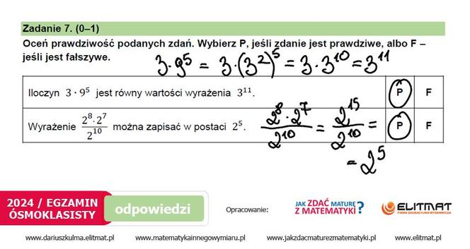 Egzamin ósmoklasisty 2024: Arkusz CKE rozwiązany przez Roberta Bacę, eksperta z Elitmat