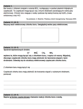 Matura rozszerzona 2022 chemia - arkusz PDF