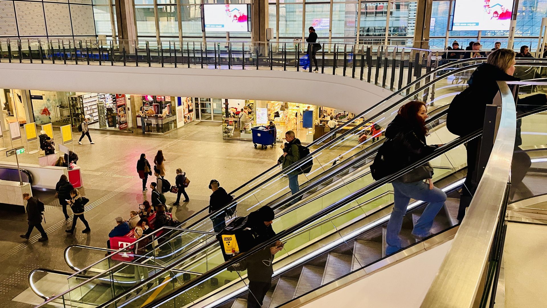 Dworzec Warszawa Centralna - antresola