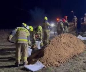 Przerwane wały na Liswarcie w Starokrzepicach