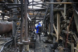 Atak rosyjskich dronów na rafinerię w Charkowie i cele cywilne w Kijowie