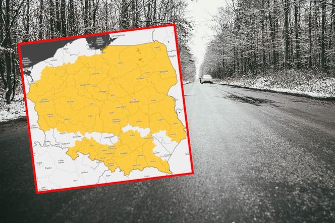 Marznące opady w Łodzi i regionie