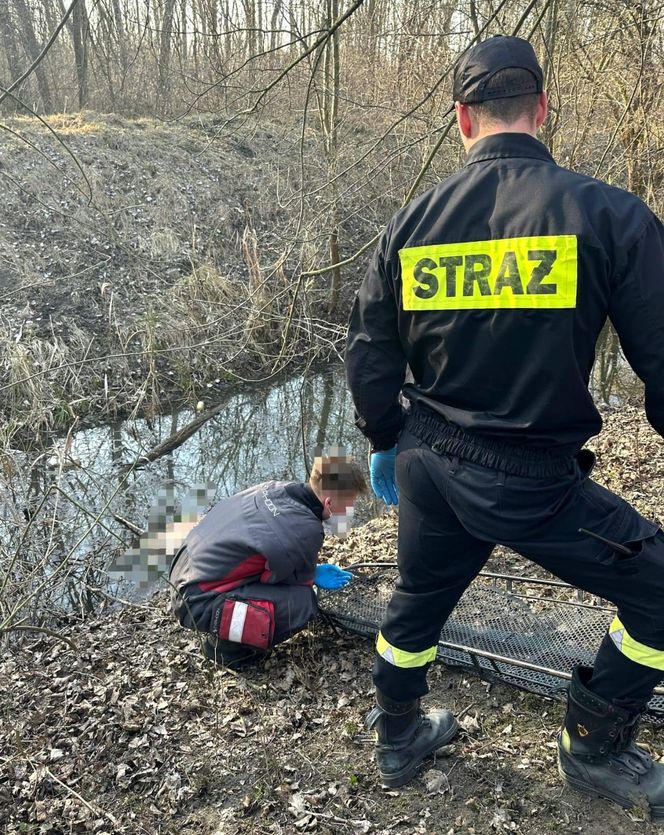 Ciało znalezione w rowie melioracyjnym 
