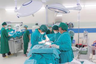 Operacja pękniętego tętniaka u dziecka