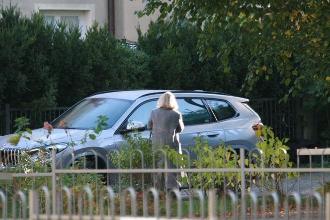 Małgorzata Tusk w wypożyczonym BMW.