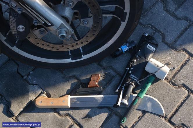 Policja dopadła gang motocyklistów