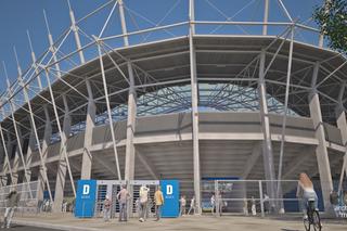 Wizualizacja stadionu piłkarskiego w Gorzowie
