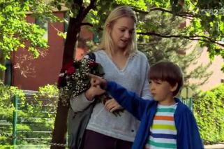 M jak miłość odcinek 1172. Joasia (Barbara Kurdej-Szatan), Wojtuś (Feliks Matecki)