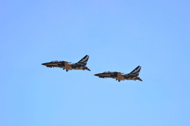   T-50 zespoł Black Eagles. Sacheon Air Show 2024