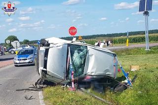 Tragiczny wypadek w Łaziskach. Kierowca zginął na miejscu