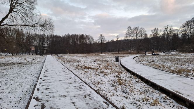 Nałęczów - Park Zdrojowy zimą