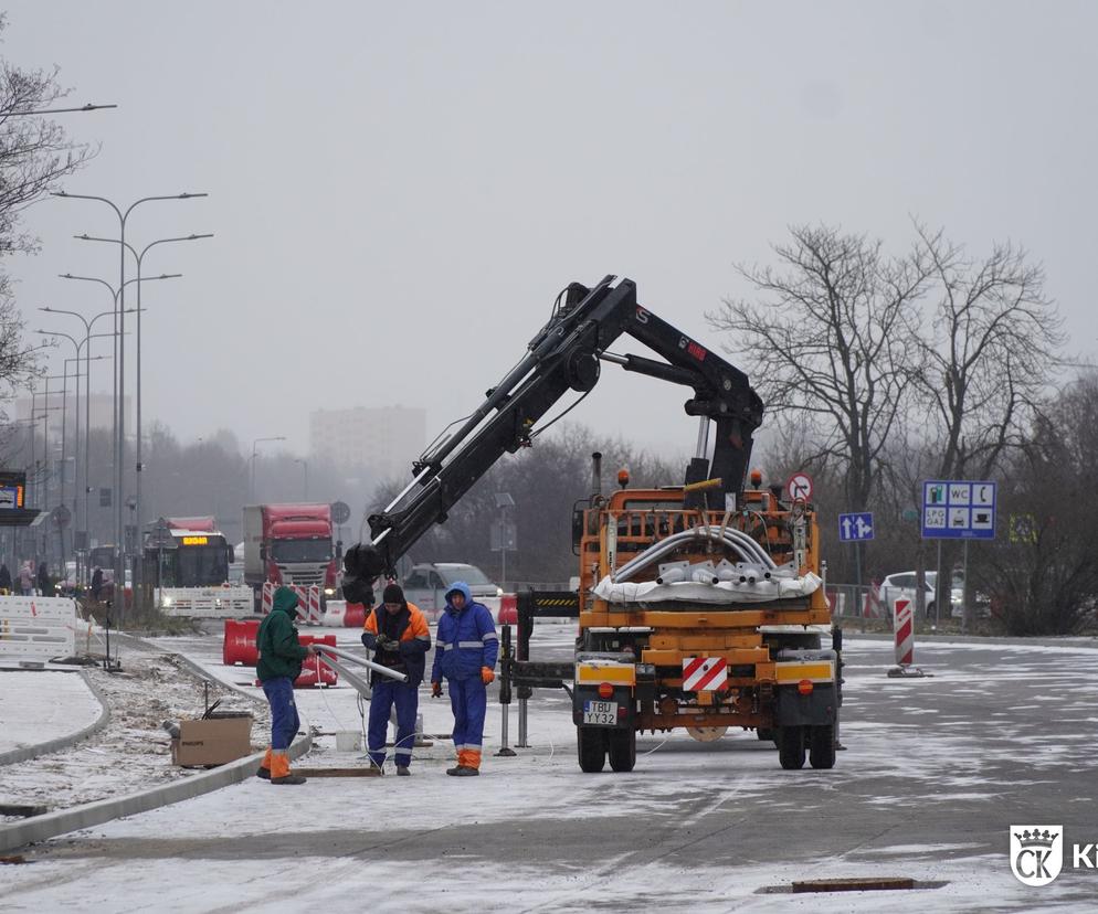 Przebudowa dróg w Kielcach
