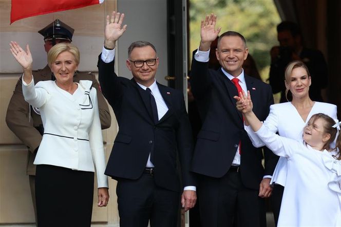 Dzień inauguracji należał do Kasi Nawrockiej. Fotoreporterzy ją uwielbiają 