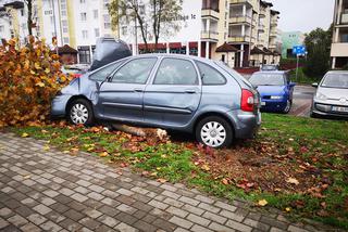 O krok od tragedii w Bydgoszczy! Kierowca zasłabł i uderzył w drzewo! [ZDJĘCIA] 