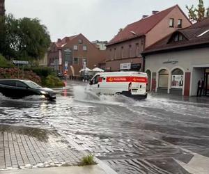 Zalania i podtopienia na Śląsku po ulewnych deszczach