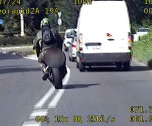 Rekordzista z Chorzowa. Jadąc motocyklem w kilkanaście minut zebrał 346 punktów karnych jadąc na 