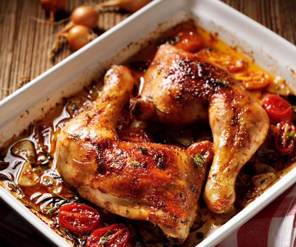 kurczak pieczony z warzywami