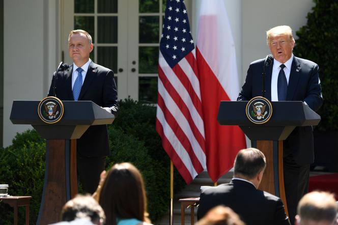 Prezydent Donald Trump powitał prezydenta Andrzeja Dudę w Białym Domu