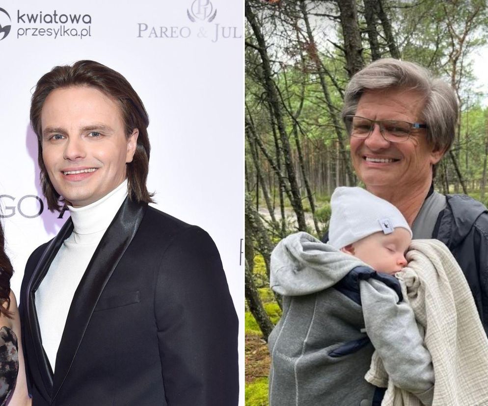 Marcin Hakiel z ojcem