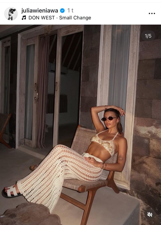 Julia Wieniawa na Bali