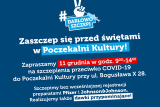 Szczepienia w darłowskiej Poczekalni Kultury