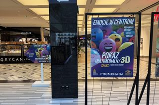 Na ekranie wyświetlane są animacje 3D