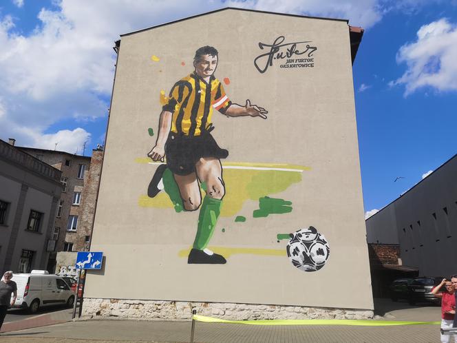 Jan Furtok ma swój mural