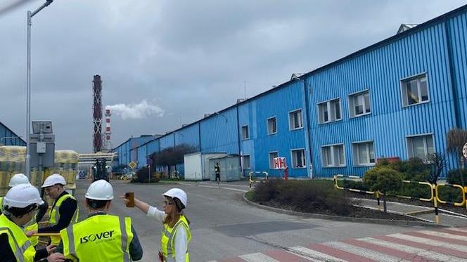 Piec hybrydowy w fabryce Isover w Gliwicach