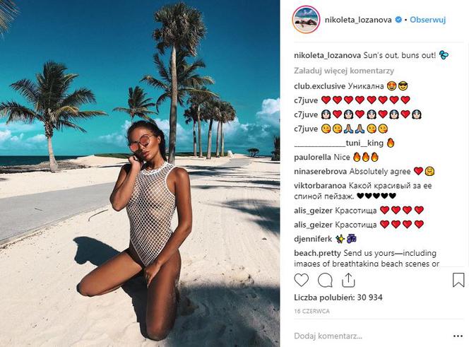 Nikoleta Lozanova, bułgarska modelka