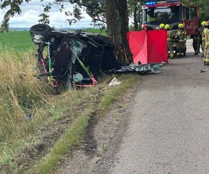 Tragiczny wypadek pod Giżyckiem. Nie żyje 54-letnia kobieta