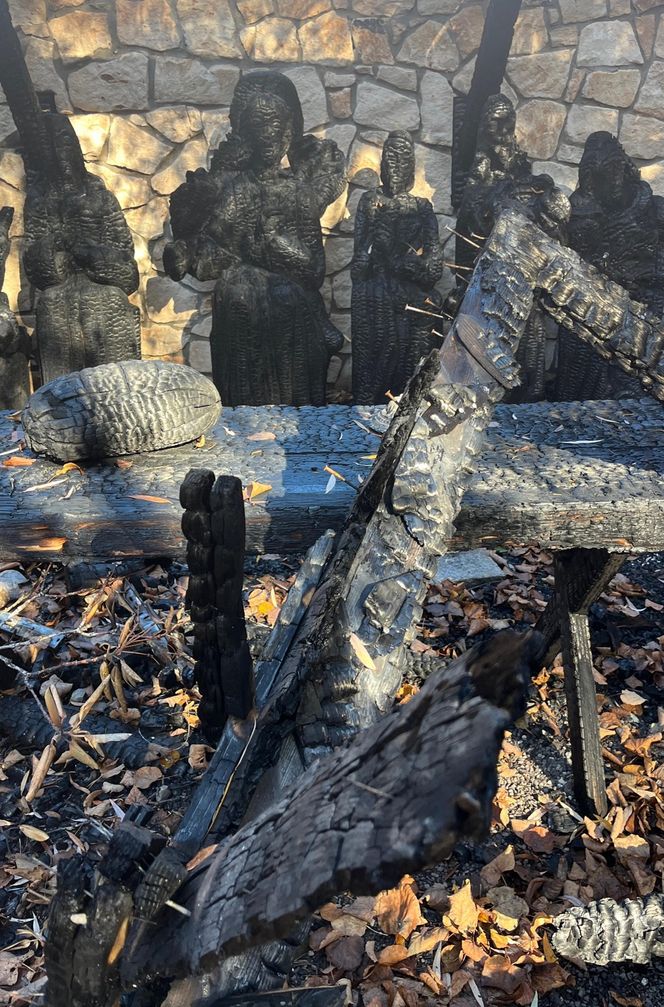 Bestialski akt wandalizmu w Lublinie. Podpalili rzeźbę „Ostatniej Wieczerzy”. Straty na 70 tys. złotych