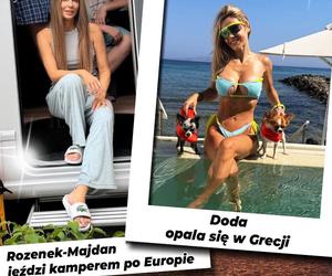 FB Rozrywka - Doda opala się w Grecji/Rozenek-Majdan jeździ kamperem po Europie