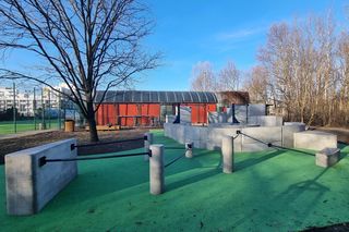 Flowpark do parkouru z drukowanego betonu 3D – Warszawa Ursynów