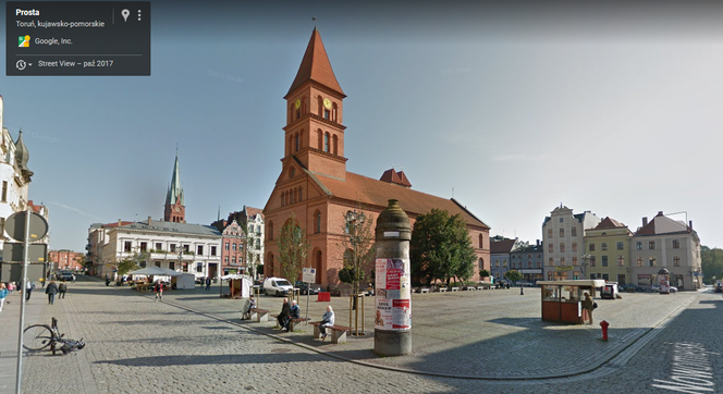 Toruń na nowych zdjęciach Google Street View. Zaglądamy m.in. na toruńską starówkę!