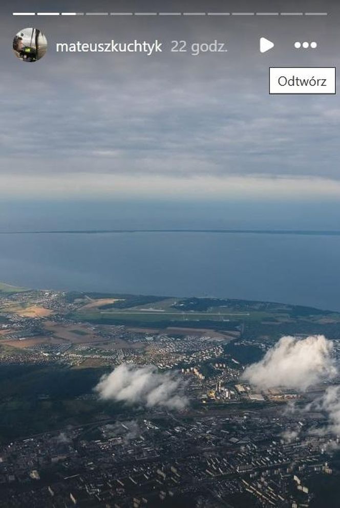 Pilot uchwycił na zdjęciu teren budowy w Choczewie