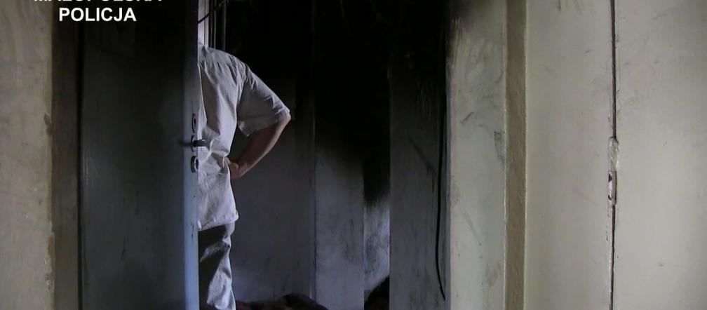 Zabójstwo i pożar na osiedlu Piastów: Tak wyglądało miejsce zbrodni [ZDJĘCIA]