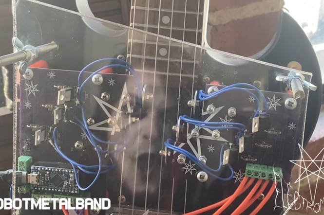  Electromancy Robot Metal Band