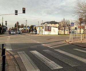 Skrzyżowanie na granicy Bielan i Izabelina