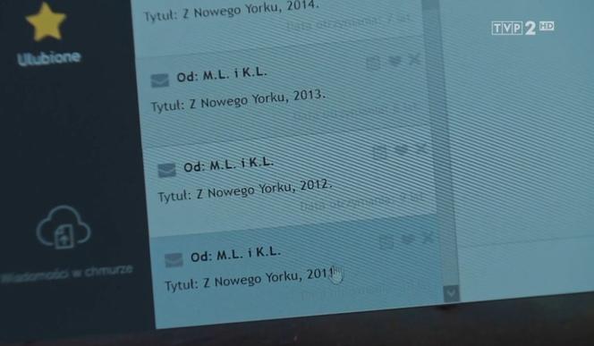 M jak miłość odc. 1652. Email do Franki z Nowego Jorku